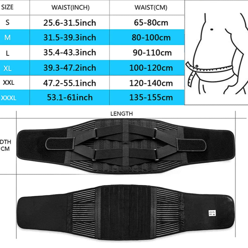 Ceinture Lombaire Orthopédique – Soulagement Immédiat du Dos