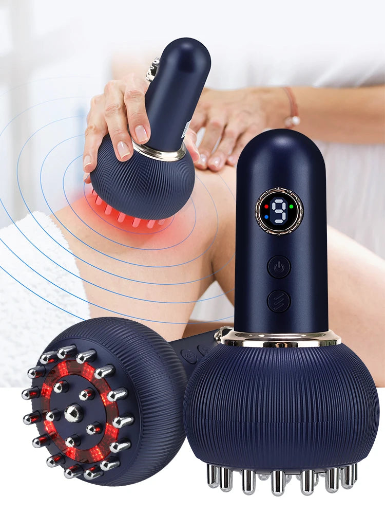 Appareil de Massage Électrique 6/12 Niveaux – Ventouse, Gua Sha, Chauffant, Anti-Cellulite & Santé