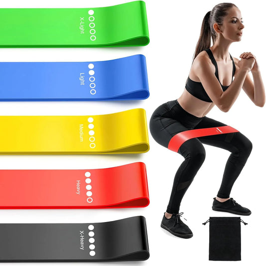 Bandes de Résistance Élastiques – Set Fitness pour Entraînement & Yoga