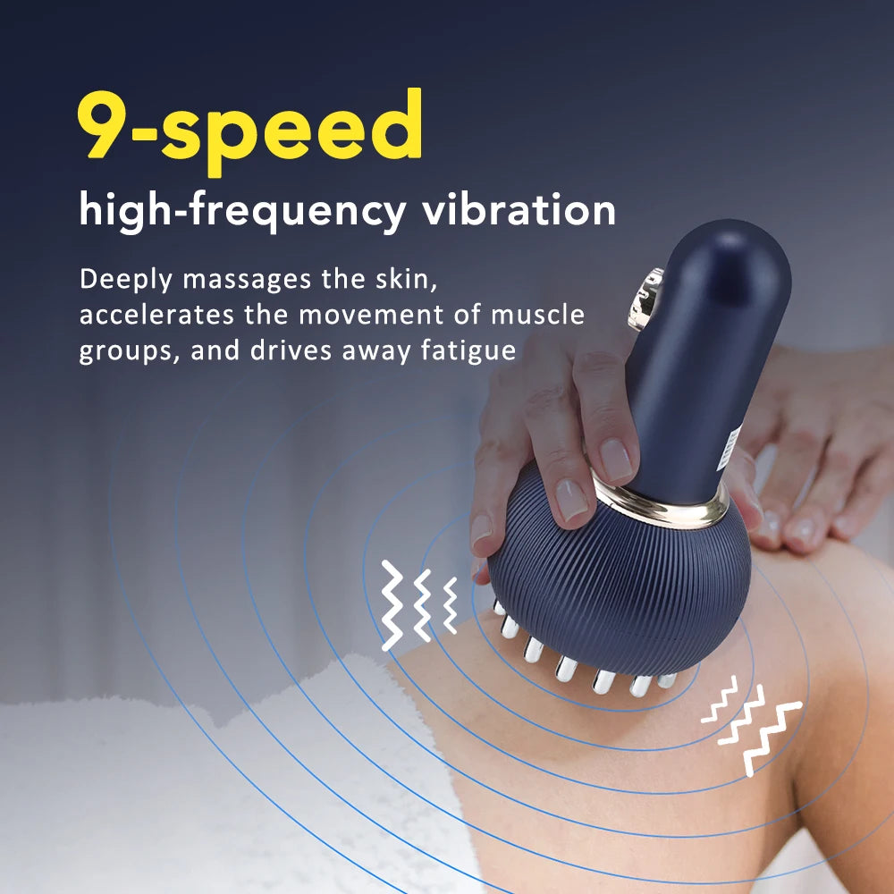 Appareil de Massage Électrique 6/12 Niveaux – Ventouse, Gua Sha, Chauffant, Anti-Cellulite & Santé