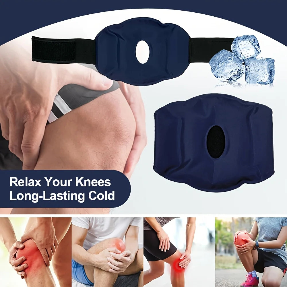Genouillère Réutilisable avec Pack de Froid/Gel – Idéale pour Blessures, Douleurs & Récupération Sportive