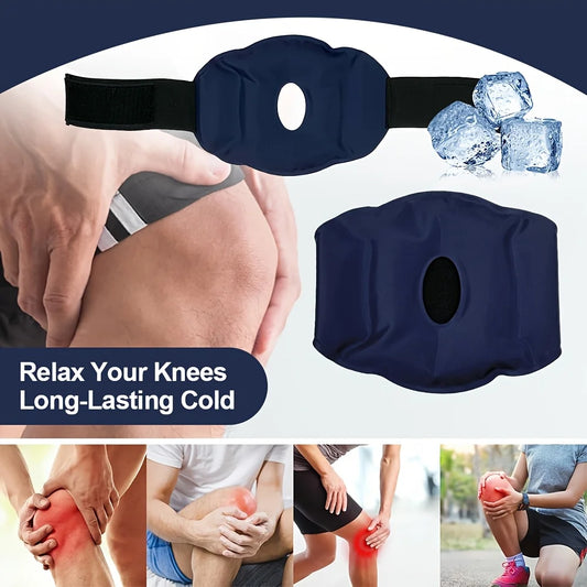 Genouillère Réutilisable avec Pack de Froid/Gel – Idéale pour Blessures, Douleurs & Récupération Sportive