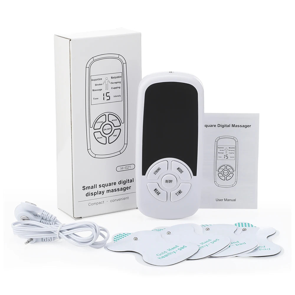 Appareil de Stimulation Musculaire EMS – 6 Modes, Électrostimulateur TENS pour Massage et Thérapie du Corps