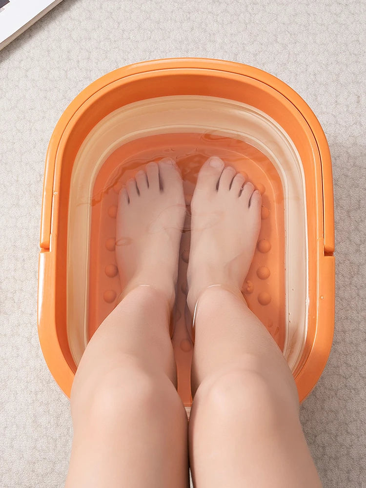 Bac à Pieds Pliable – Massage et Bain Profond pour