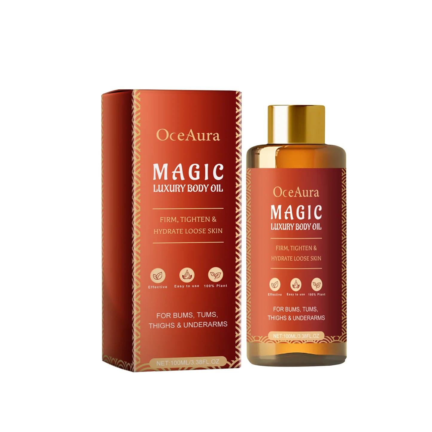 Huile de Soin Corporelle – Hydratante, Réparatrice & Raffermissante, 100ml
