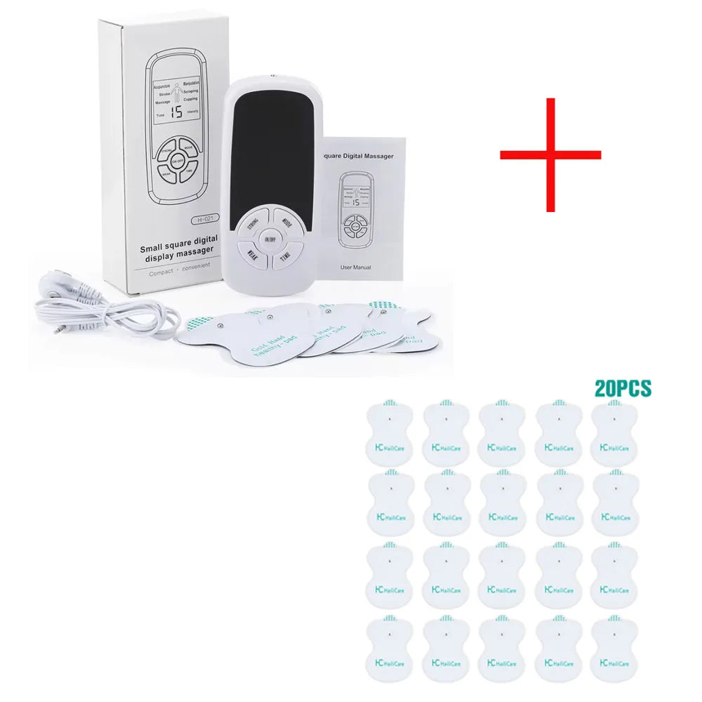 Appareil de Stimulation Musculaire EMS – 6 Modes, Électrostimulateur TENS pour Massage et Thérapie du Corps