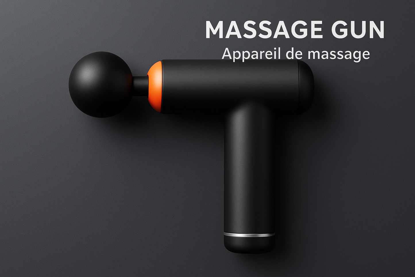 Pistolet de Massage Musculaire Professionnel avec 8 Têtes & 99 Vitesses