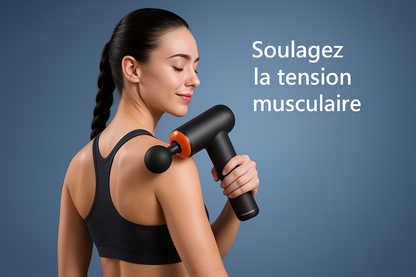 Pistolet de Massage Musculaire Professionnel avec 8 Têtes & 99 Vitesses